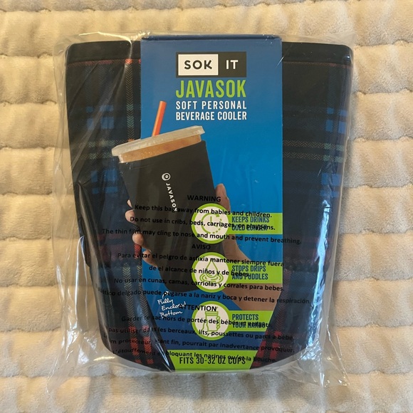 Javasok Plaid Drink Sleeve - Picture 4 of 4